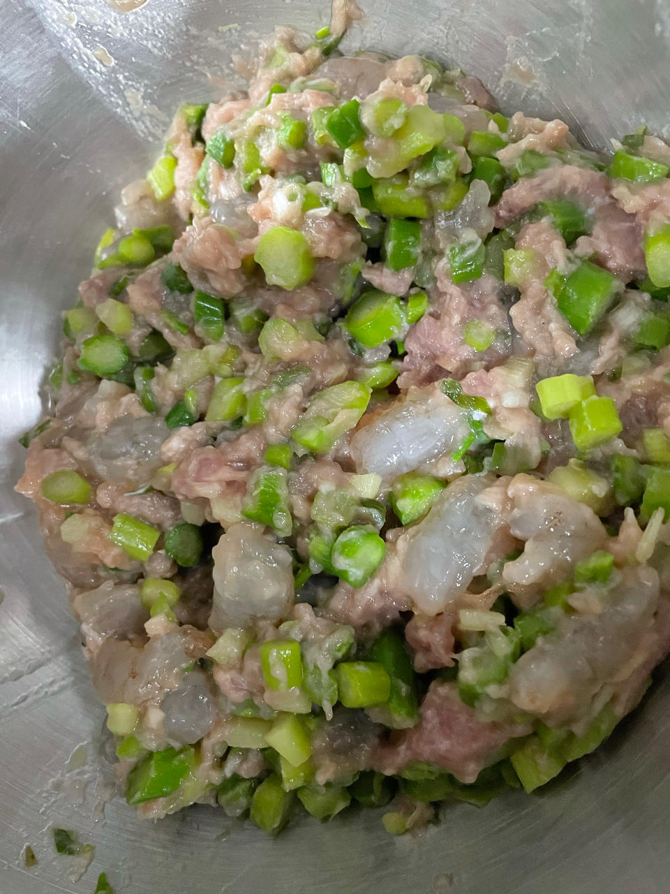 芦笋虾仁饺子