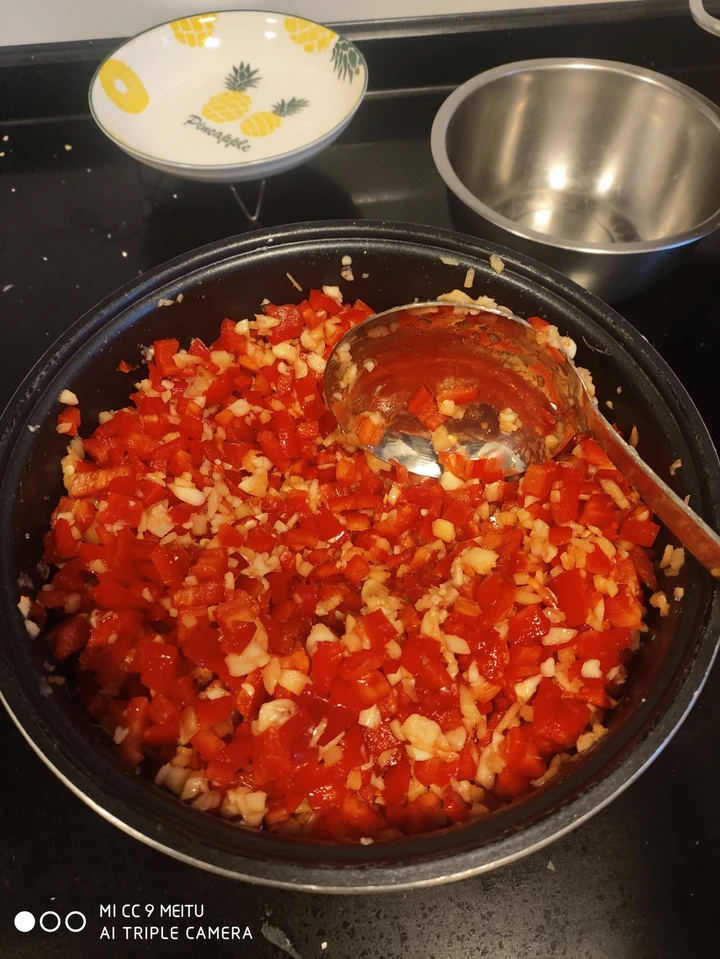 5分钟快手下饭菜#番茄炒茄子🍅番茄家族