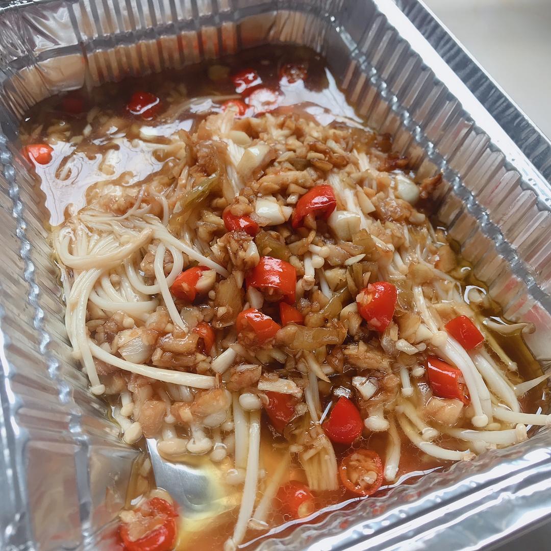 蒜蓉烤金针菇（烤箱版）