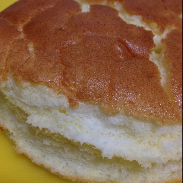 超简单完美戚风蛋糕（6寸2蛋）附打发、翻拌、脱模视频