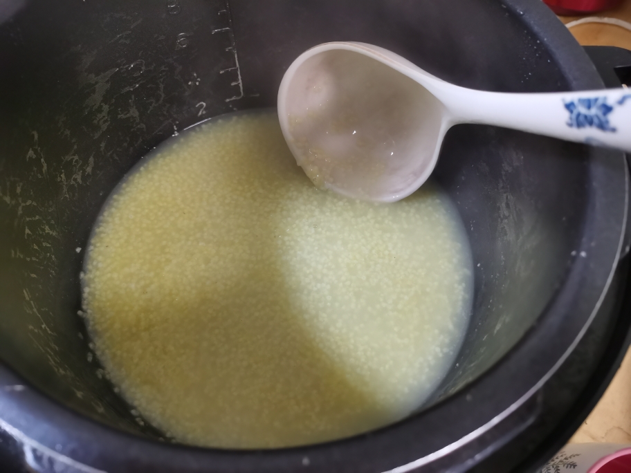 养生南瓜小米粥的做法 步骤4