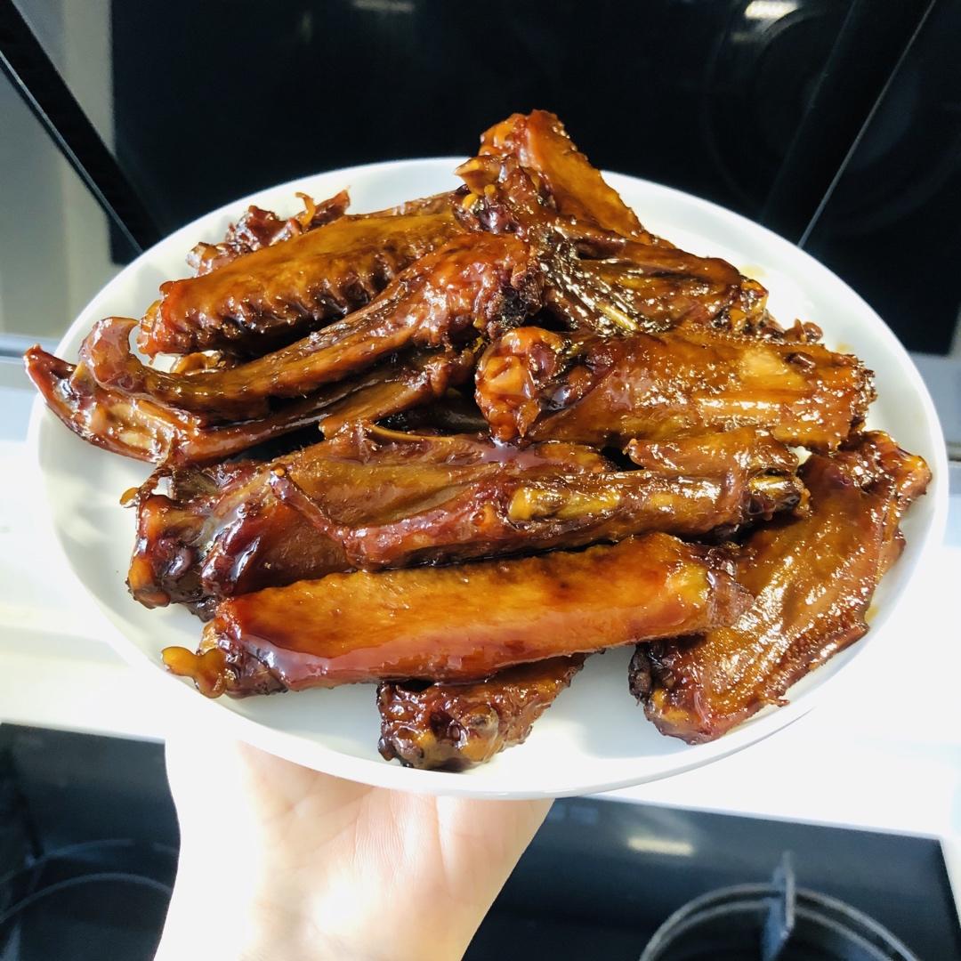 电饭锅版卤鸭翅膀（周黑鸭本鸭）