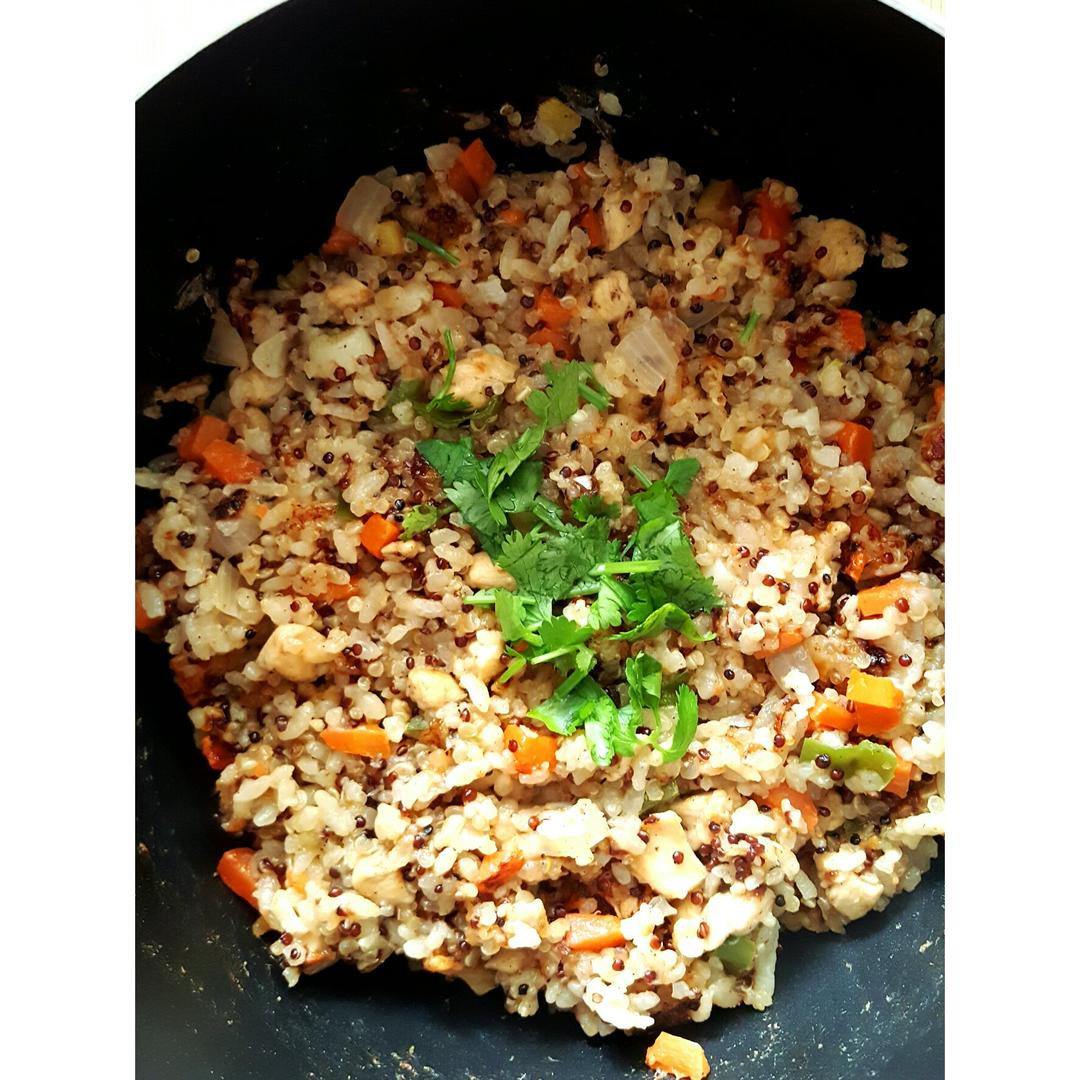 【健康三餐】香喷喷孜然鸡肉闷饭