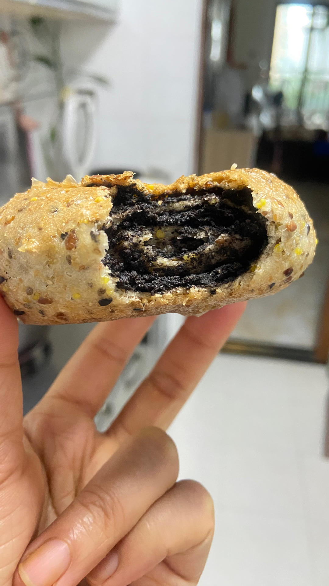 真香~低卡快手的黑麦多谷物贝果