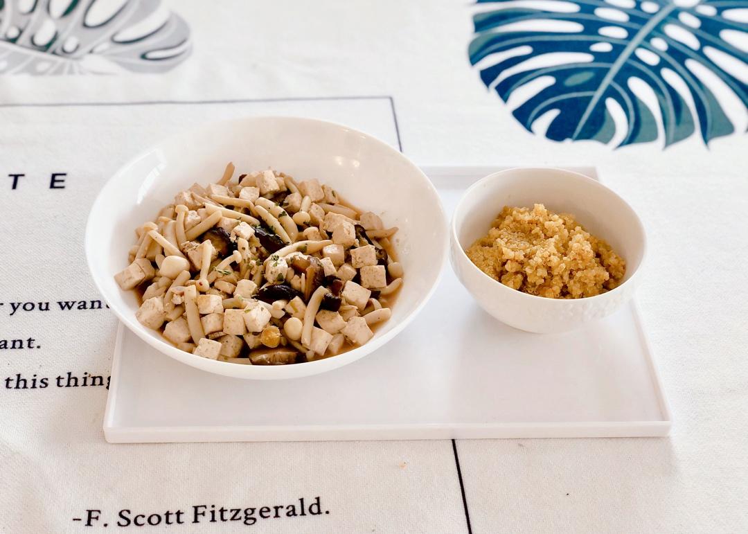 超简单还减脂 香菇烧豆腐