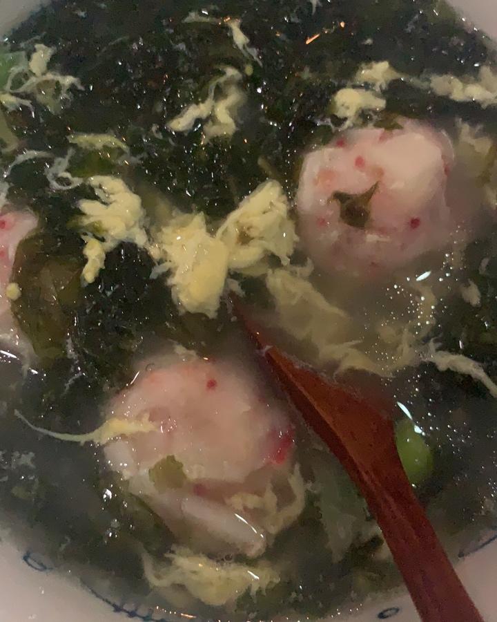 肉丸紫菜蛋花汤