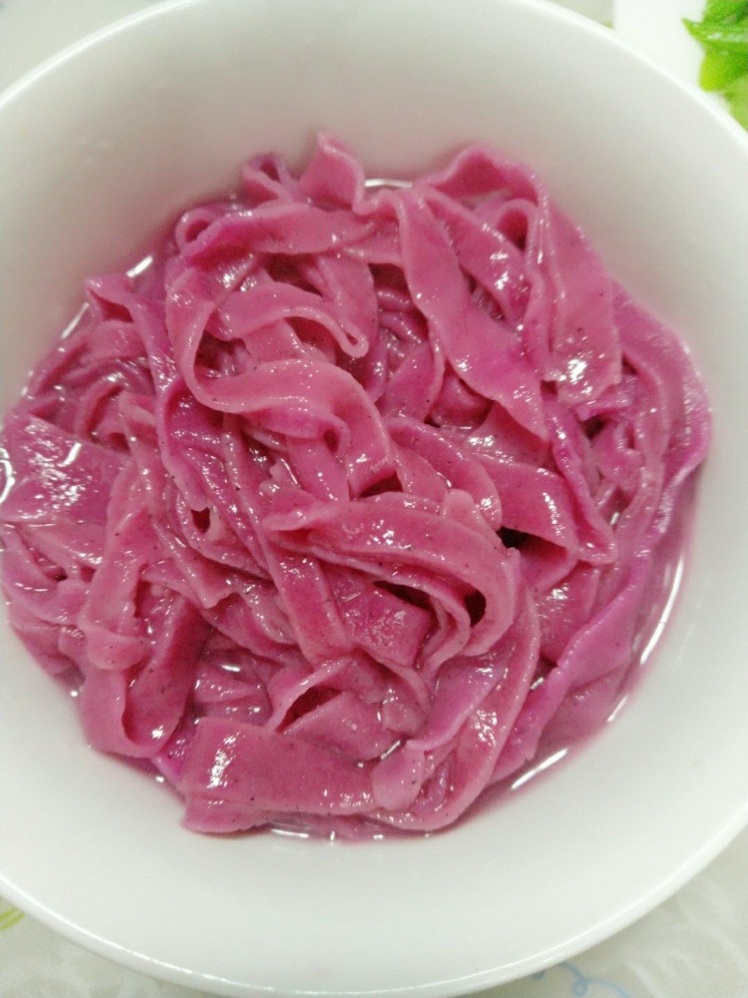 面条 有颜值的手擀面 (红心火龙果手擀面) 手机用户8406_od4c做的有