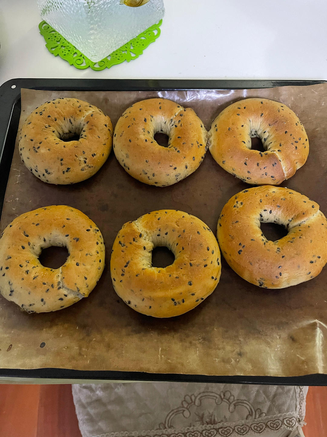 原味贝果🥯/黑芝麻贝果🥯