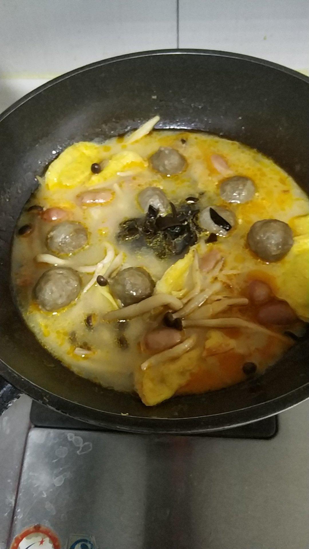 家庭版牛奶麻辣烫，味道绝对不输某亮，某国福。