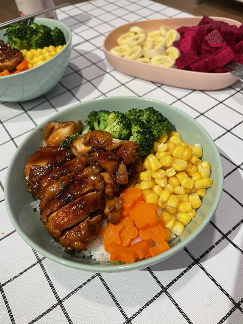 照烧鸡腿饭