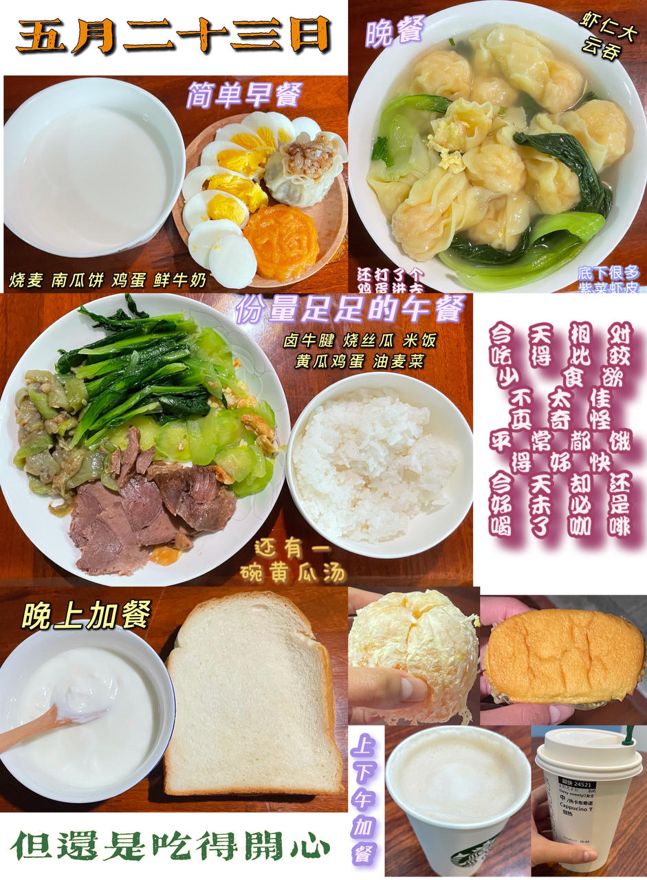 每日饮食打卡