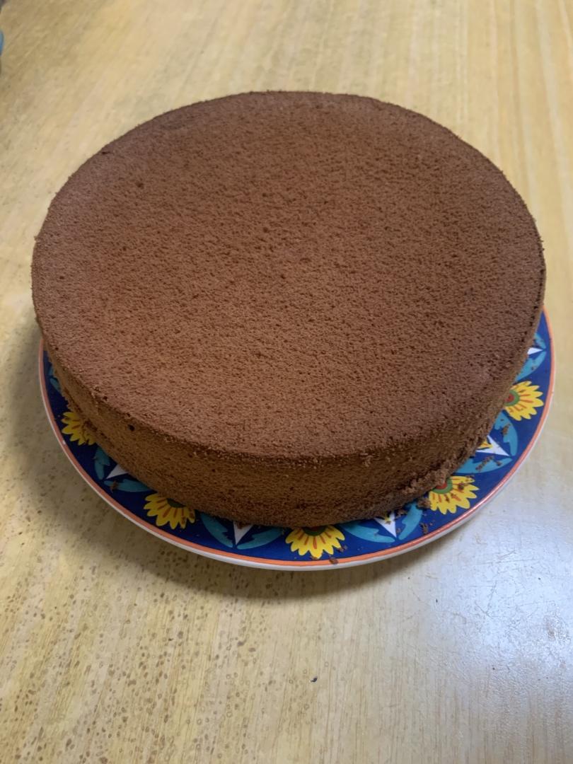 可可戚风蛋糕～8寸～百分百成功