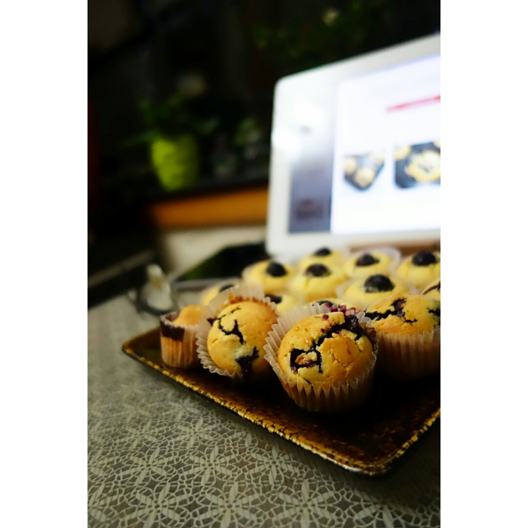 蓝莓玛芬蛋糕 Blueberry Muffin