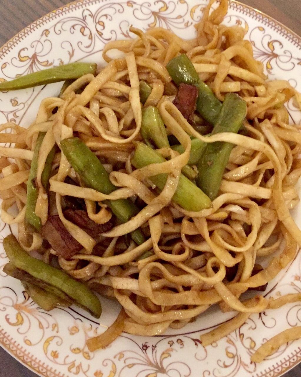 家常豆角焖面