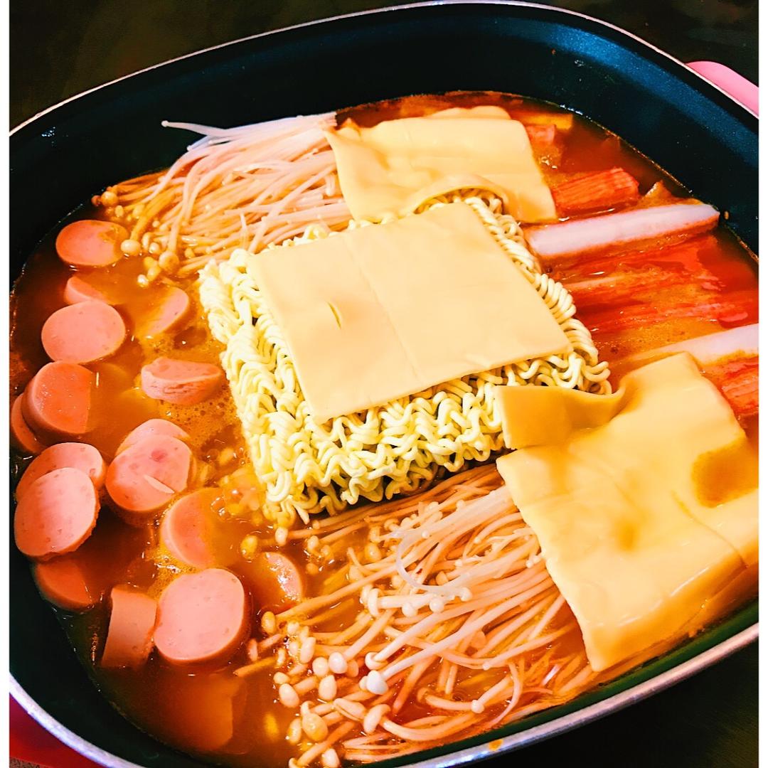 韩式芝士部队锅