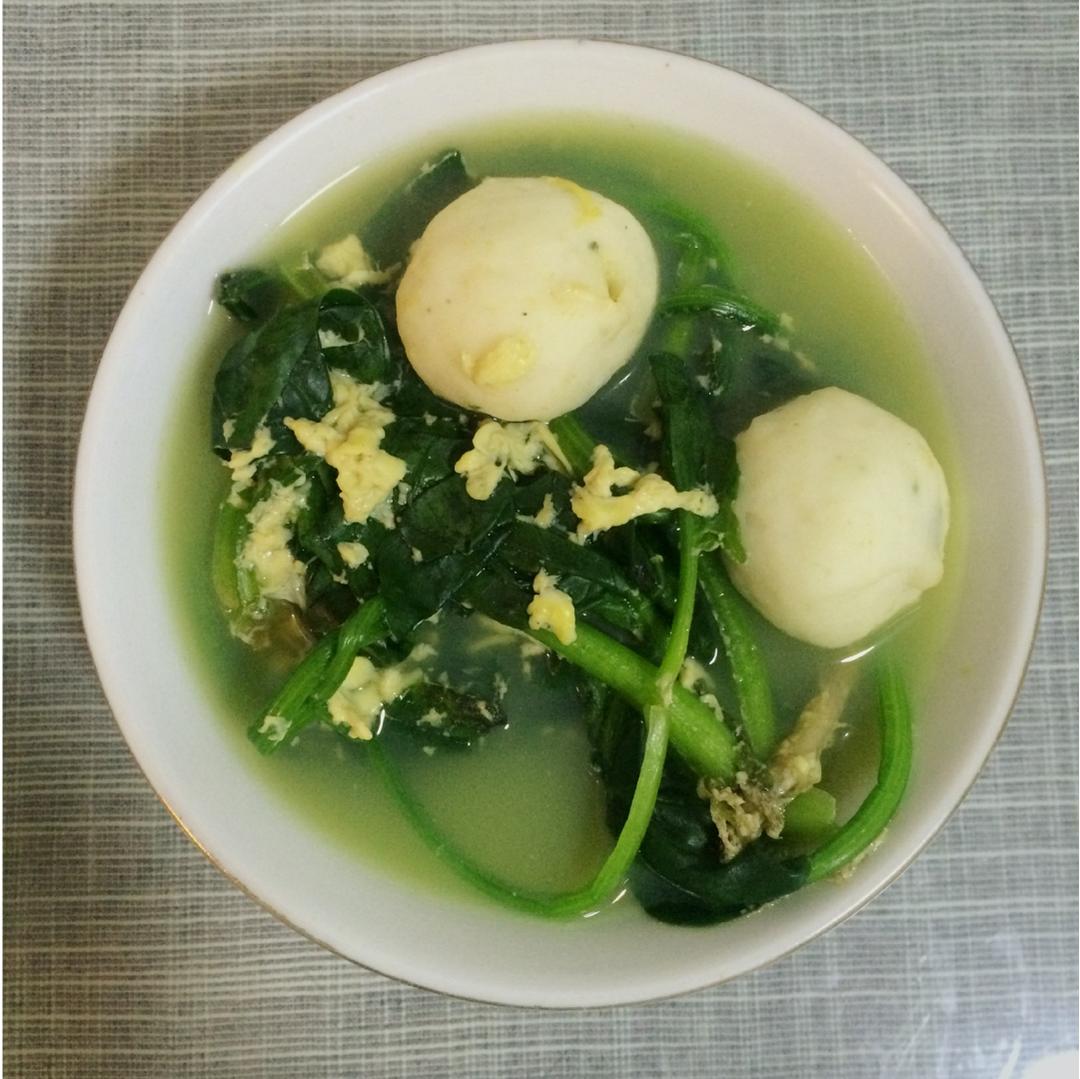 菠菜鸡蛋汤