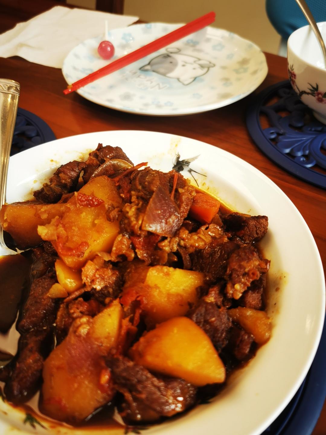 番茄土豆炖牛腩