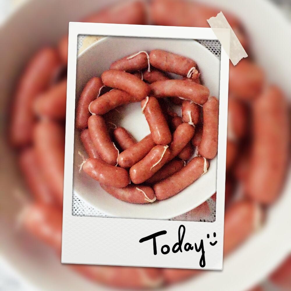 自制健康美味の 台式香甜味/黑胡椒味脆皮肠