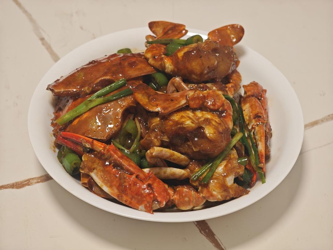 香辣蟹｜家常版 做法简单❗️