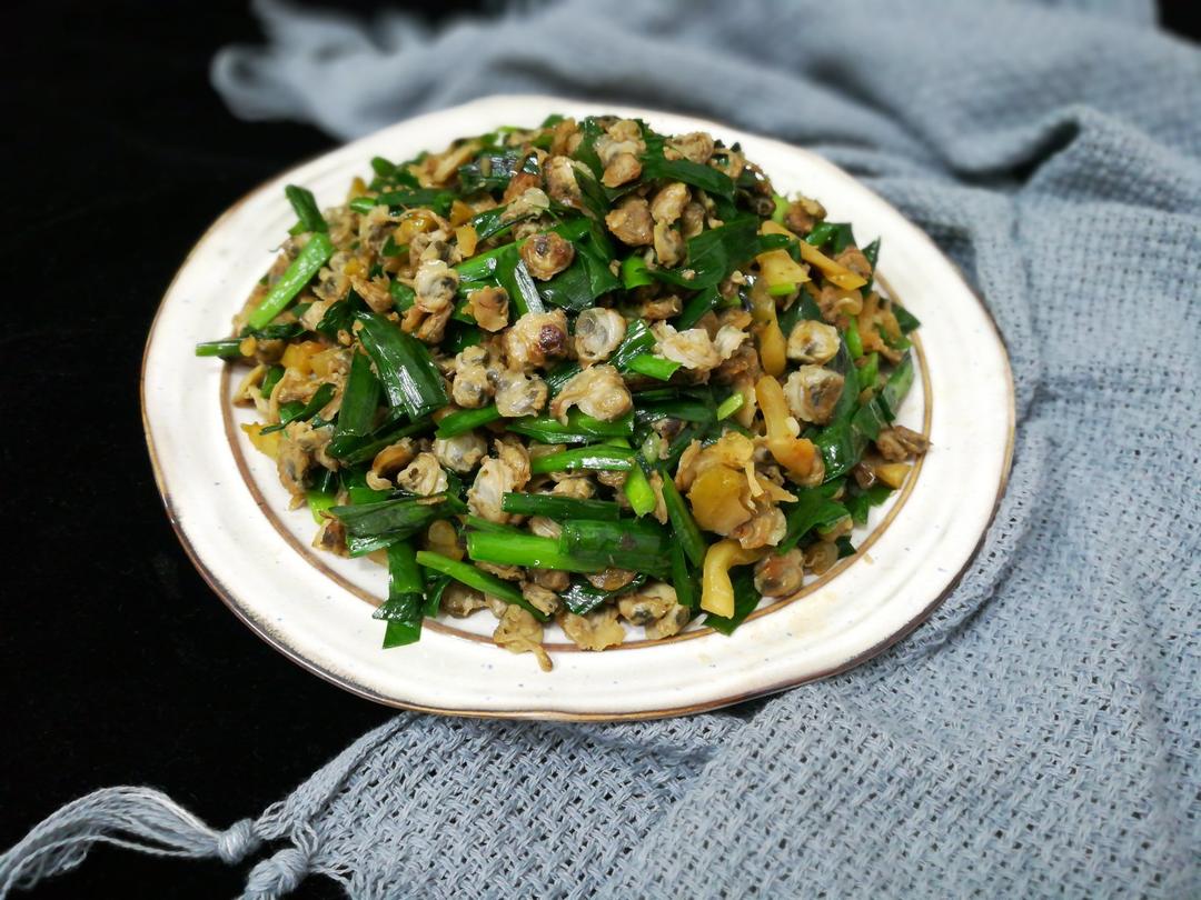 tammy庆庆做的蚬肉生菜包