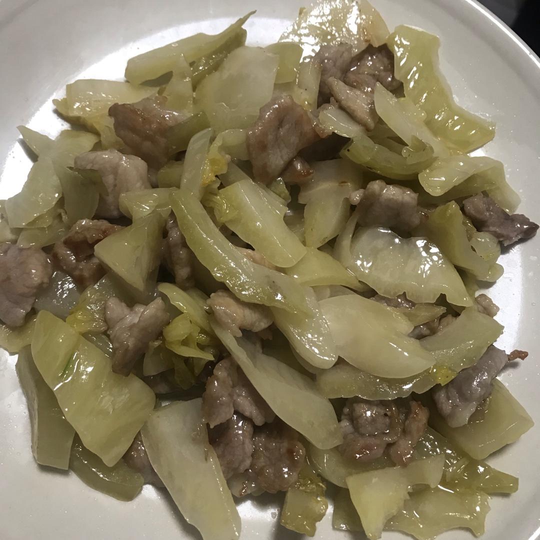 潮汕咸菜炒肉