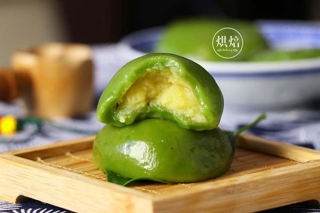 清明网绿榴莲青团 冰激凌口感超过瘾!的做法 步骤22