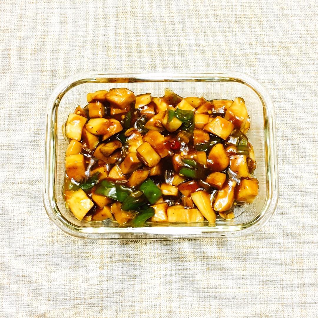 青椒素炒杏鲍菇