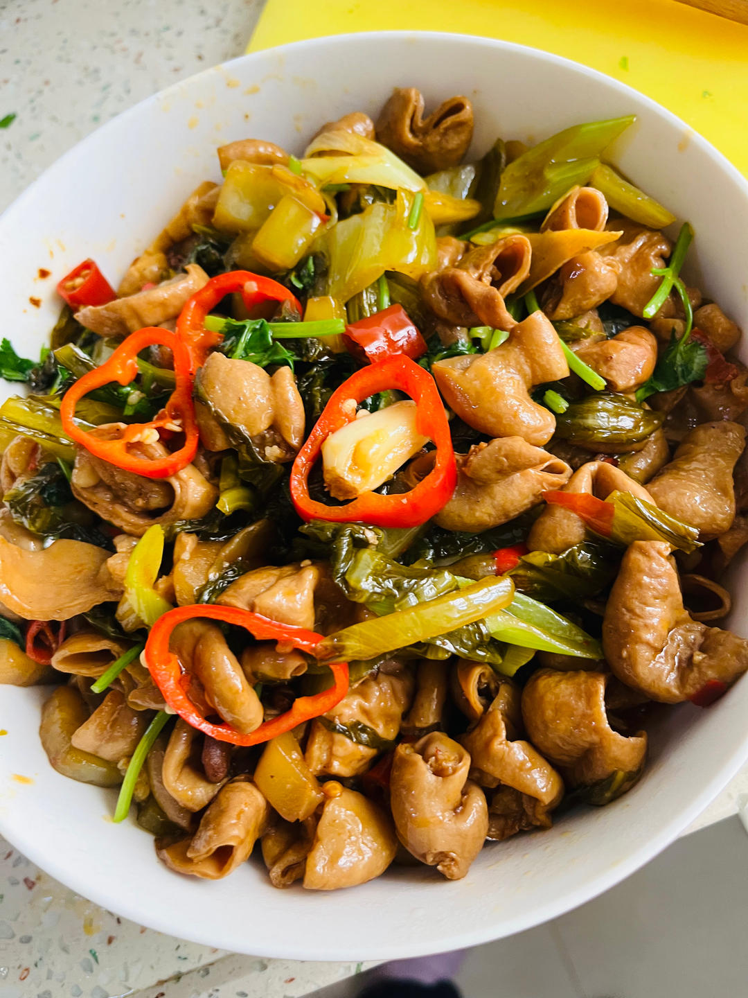 酸菜炒大肠（附超详细大肠清洗步骤）