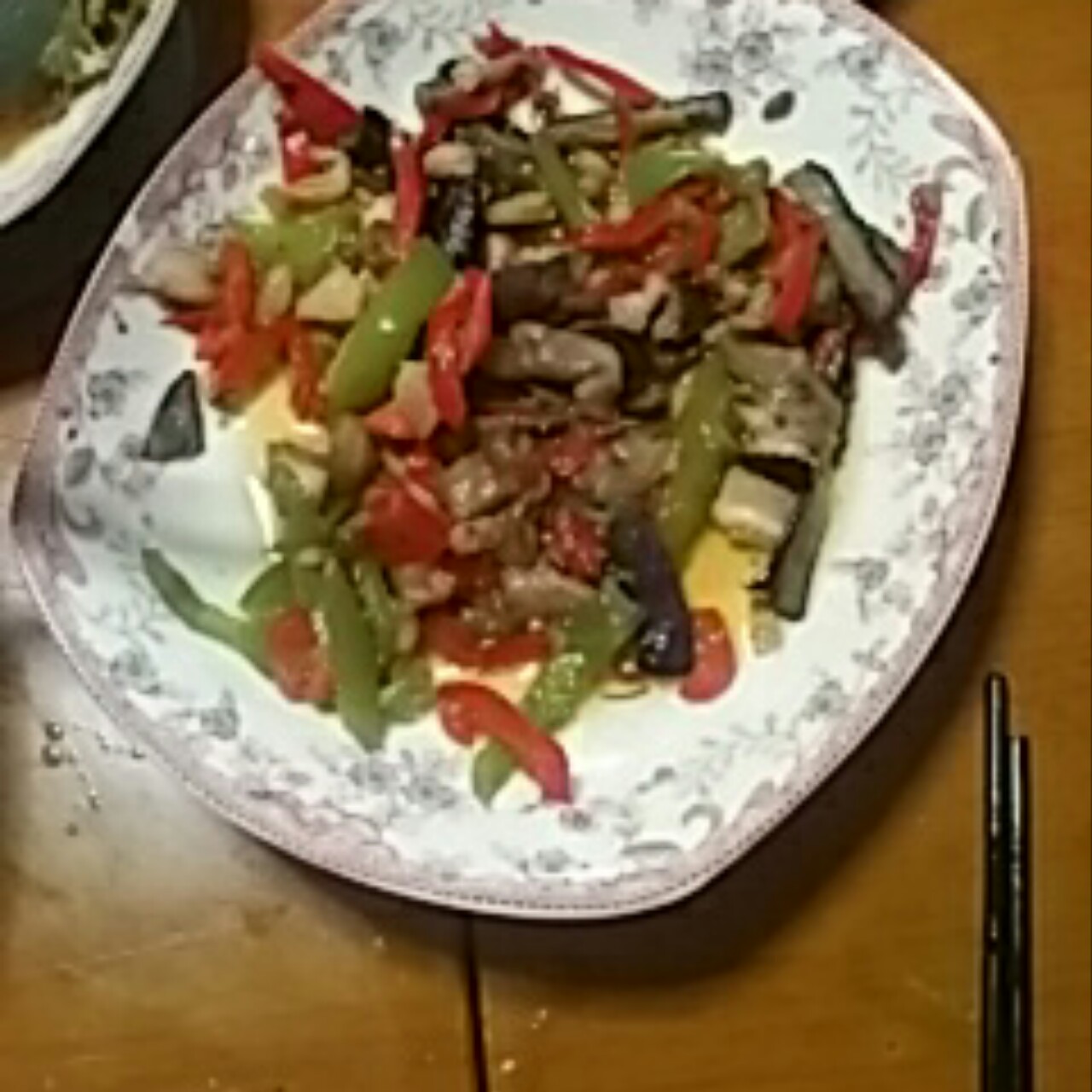 红烧肉沫茄子
