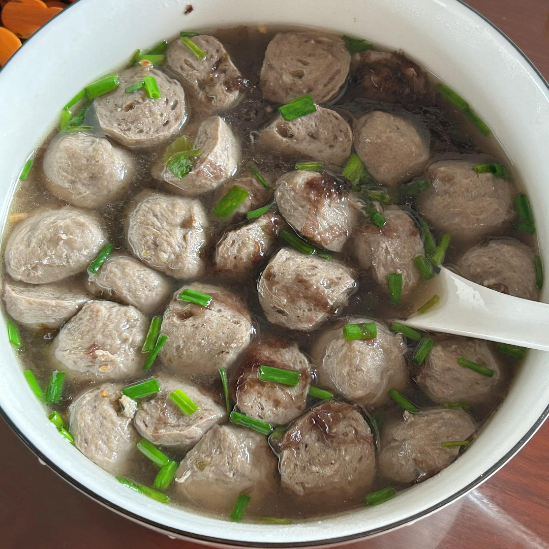 紫菜牛肉丸汤，多一步超香
