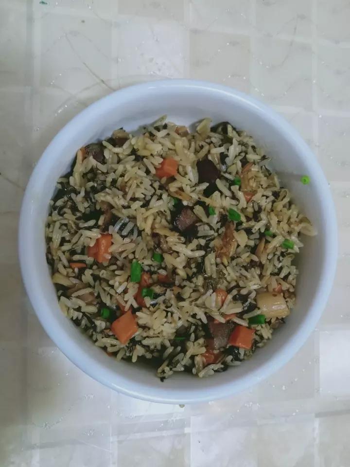 紫菜干贝焖饭
