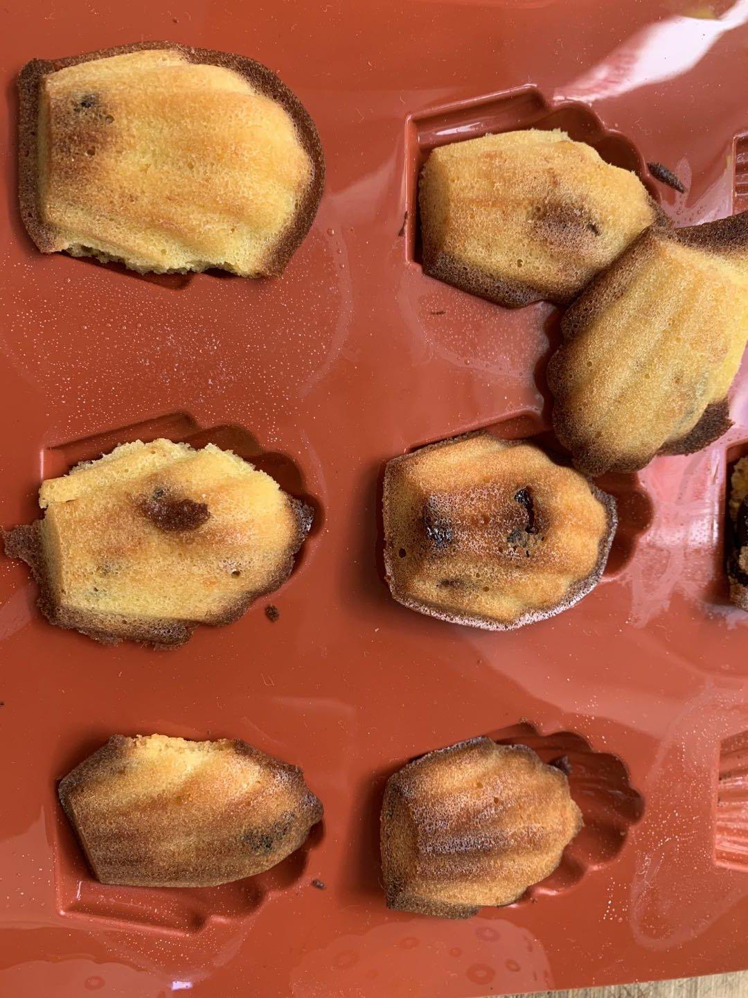 红豆玛德琳和糖渍橙皮玛德琳