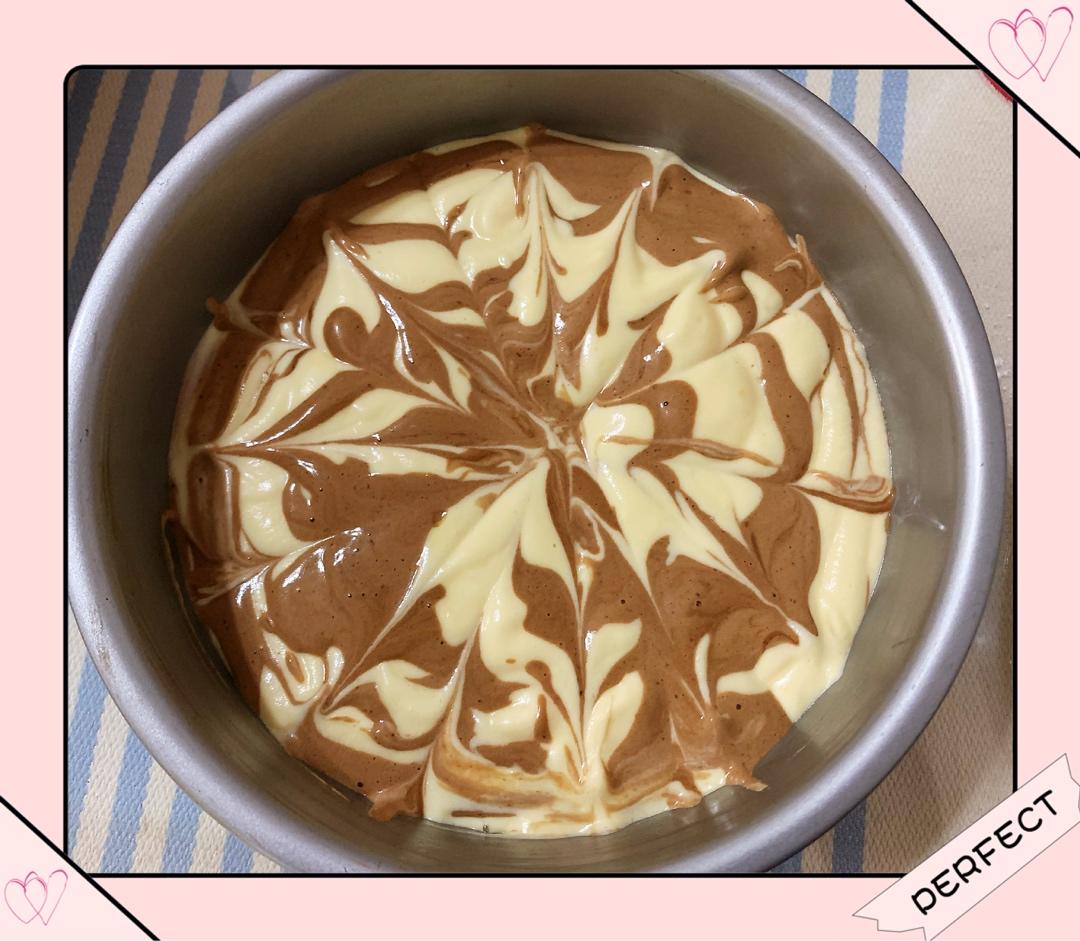 戚风蛋糕-大理石蛋糕（8寸）