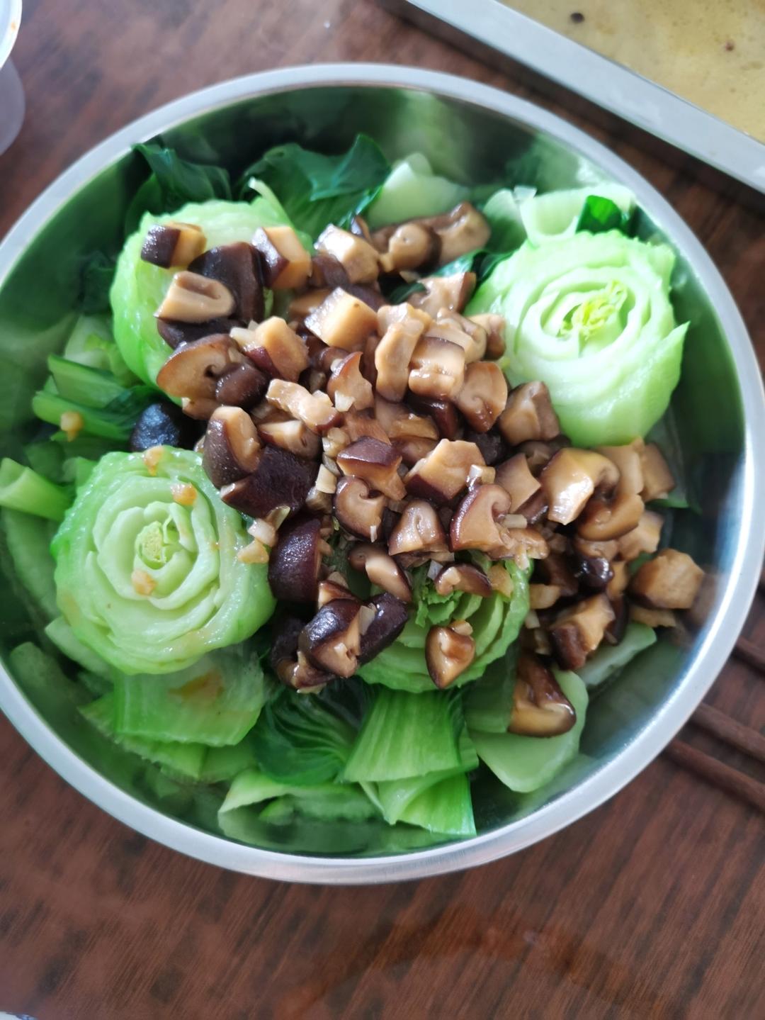 香菇油菜   中饭