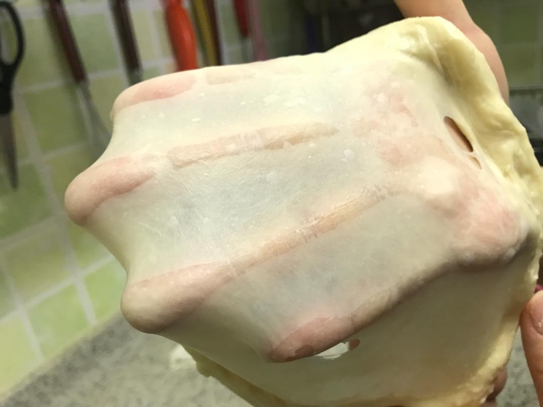 最省力气、不需摔面快速出手套膜（后酵母法）