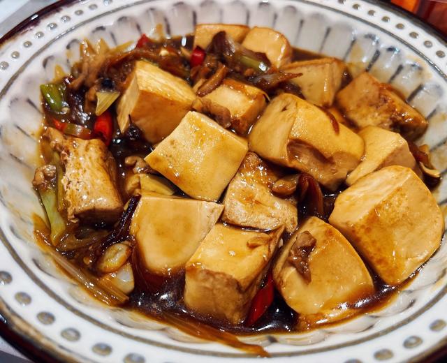 葱烧肉沫豆腐(肉丝版)的做法