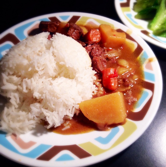 土豆牛肉咖喱饭