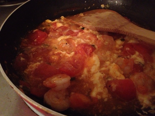 阿基师番茄虾仁滑蛋