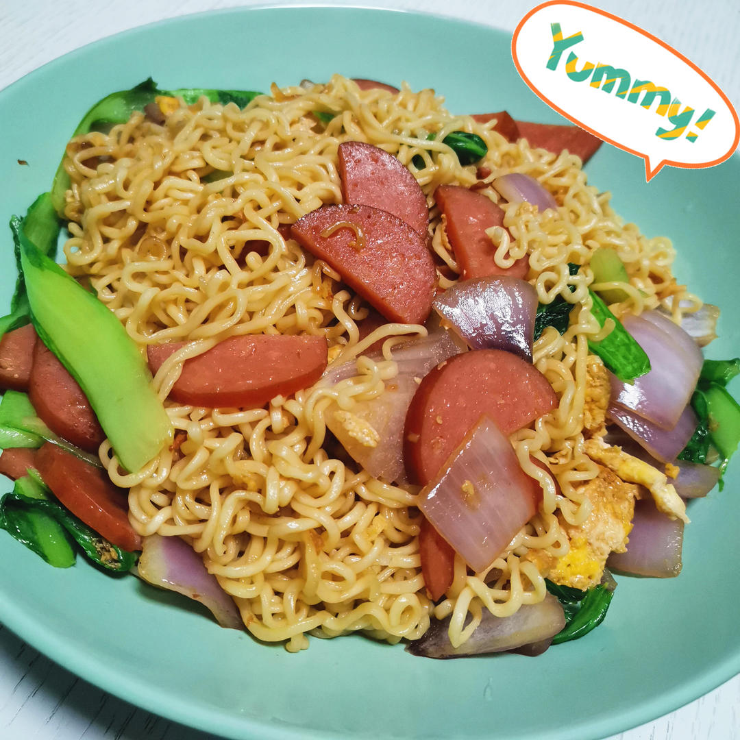 少油版美味炒方便面