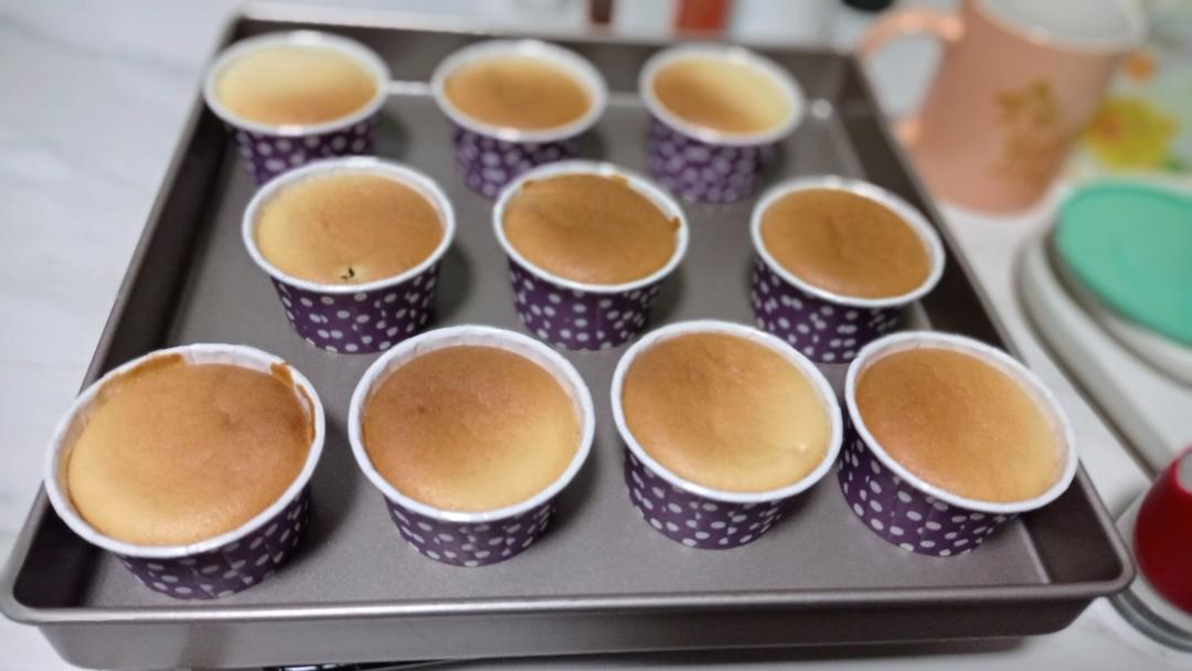 迷你🍥纸杯酸奶小蛋糕（不开裂不回缩）
