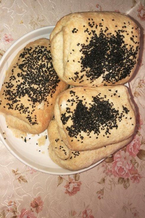全麦芝麻椒盐烧饼（烤箱版）
