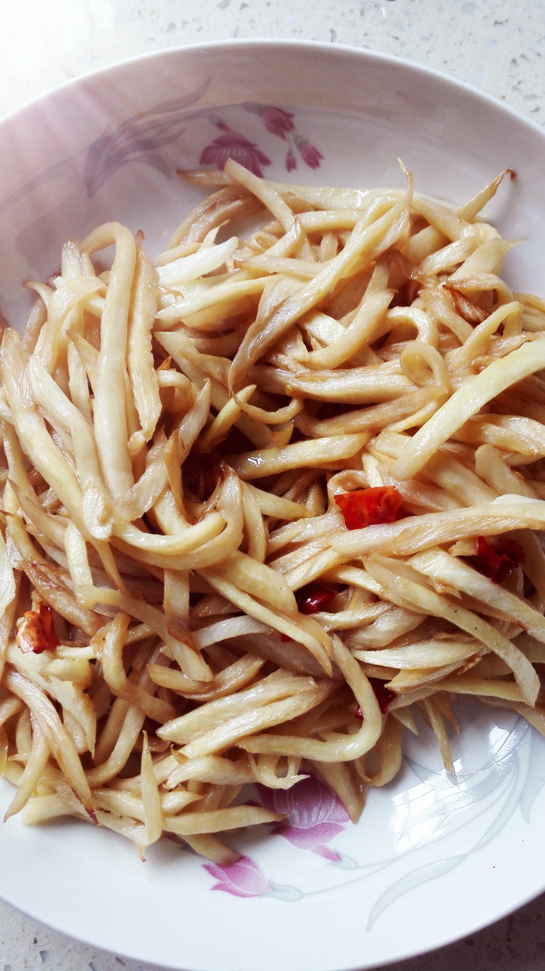 清炒茭白丝的做法