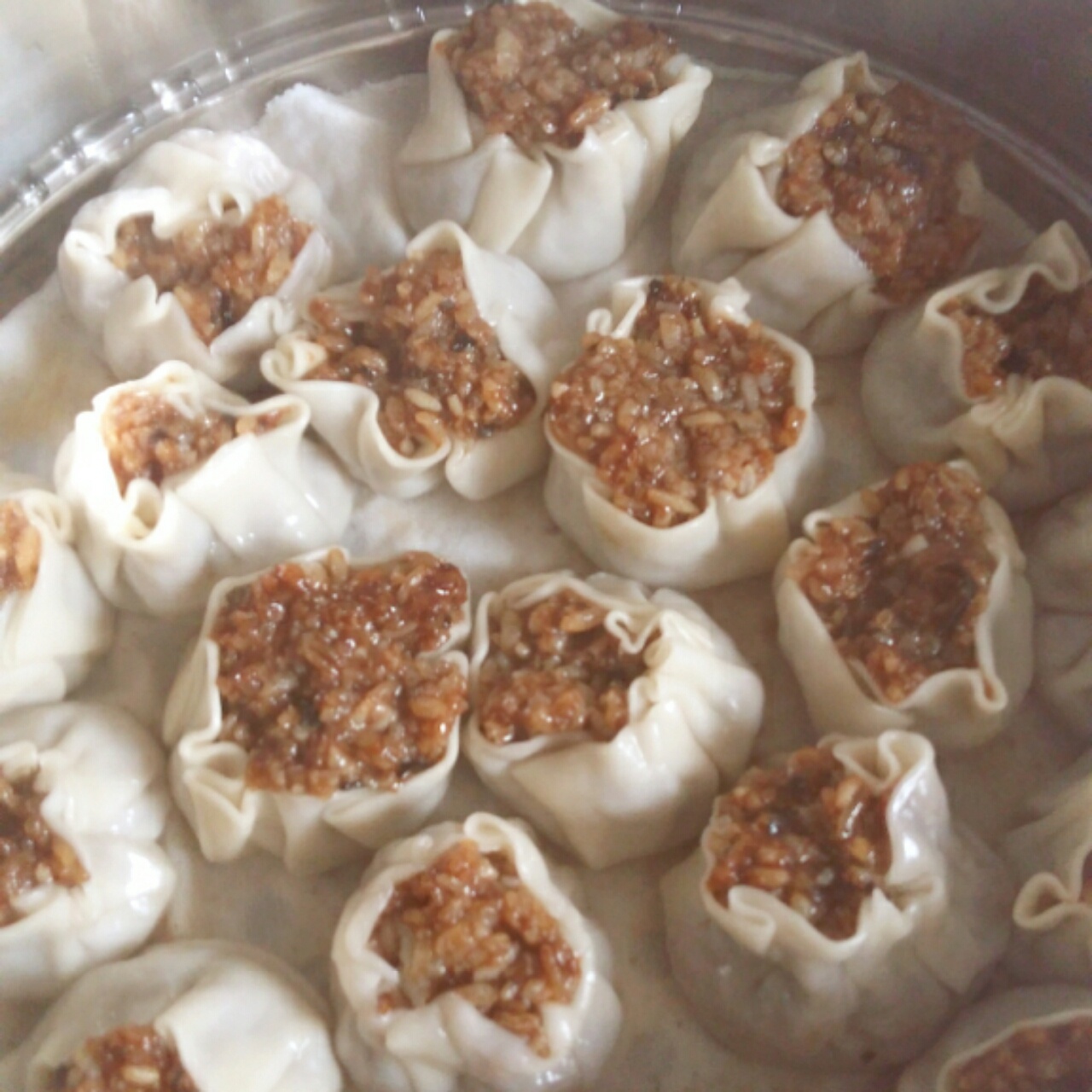 简易糯米烧卖（附烧卖包法）