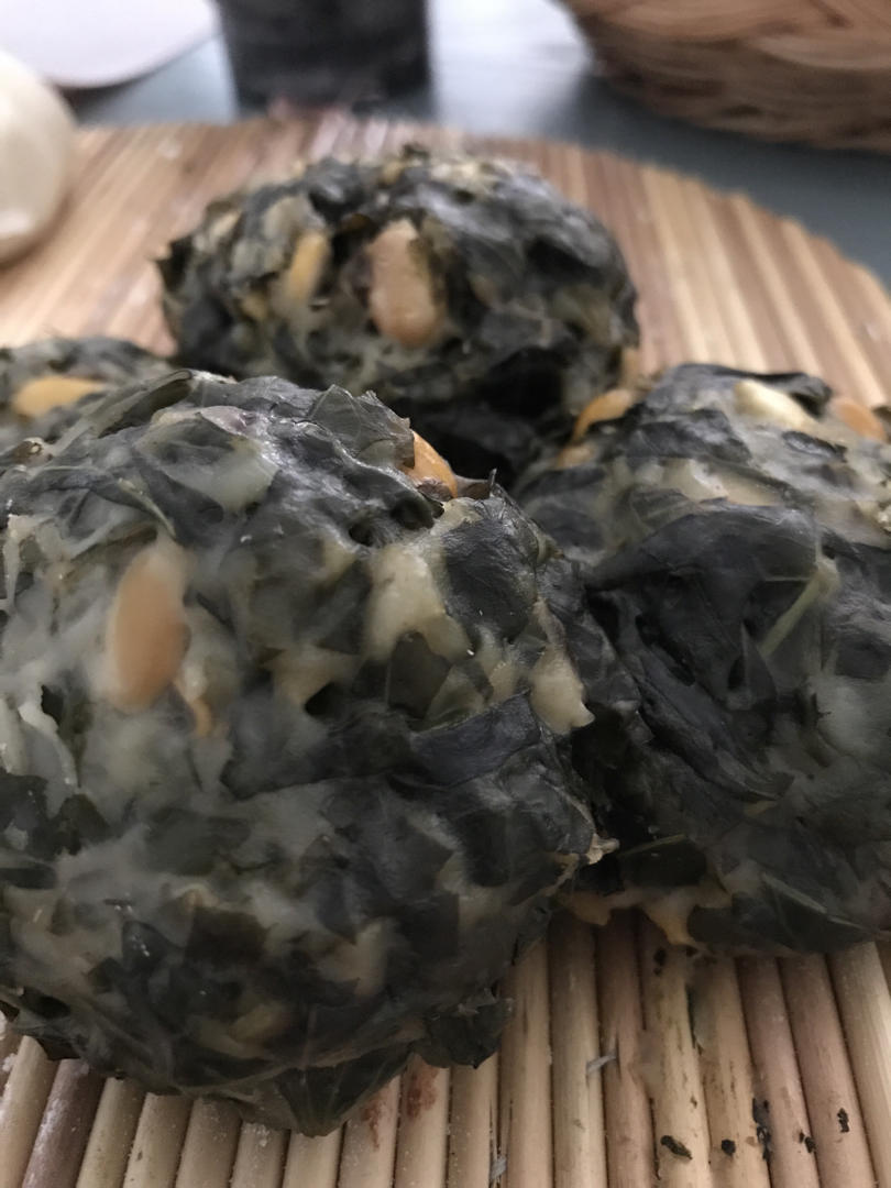 自制红薯叶窝窝头
