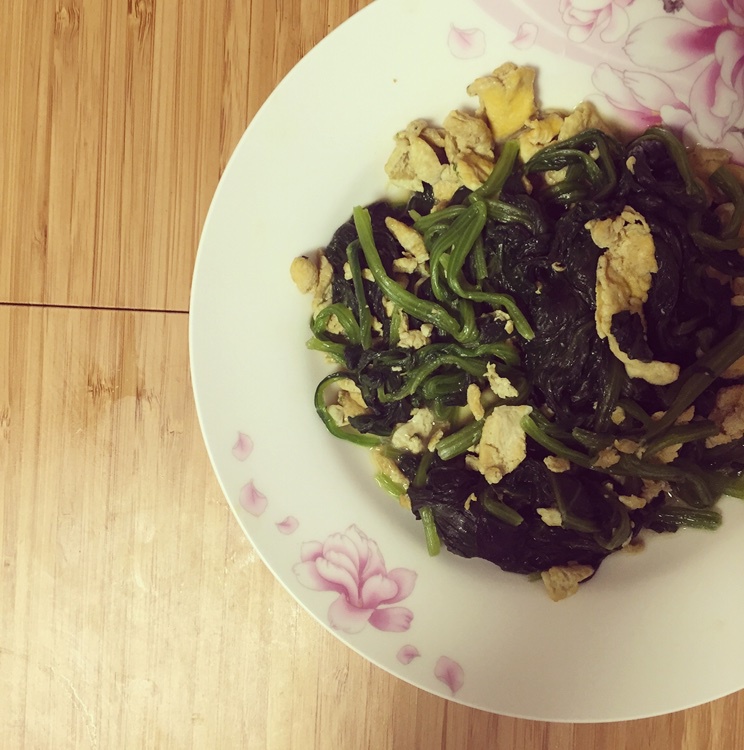 极简菠菜炒蛋【三分钟快手菜