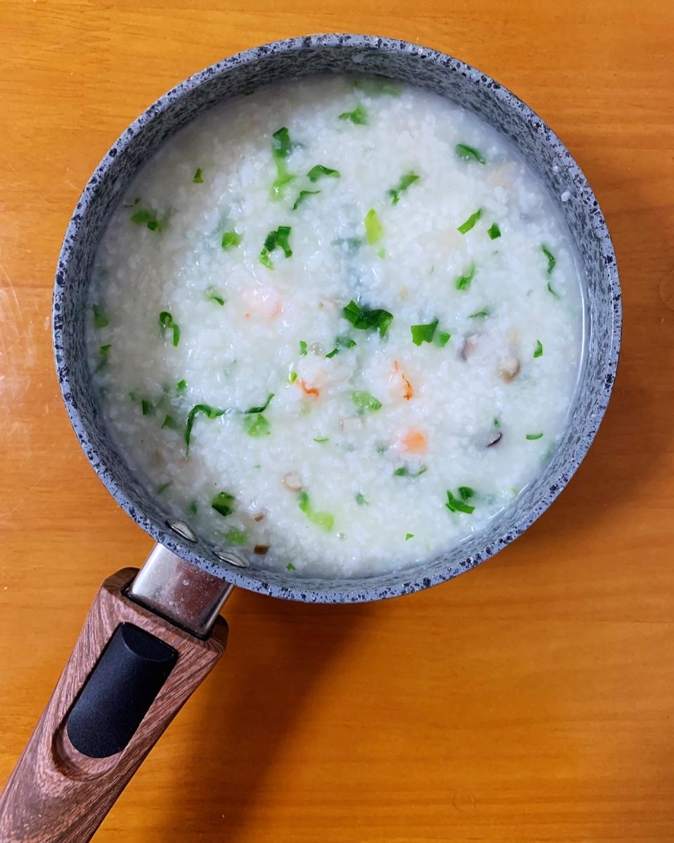 鲜虾香芹粥