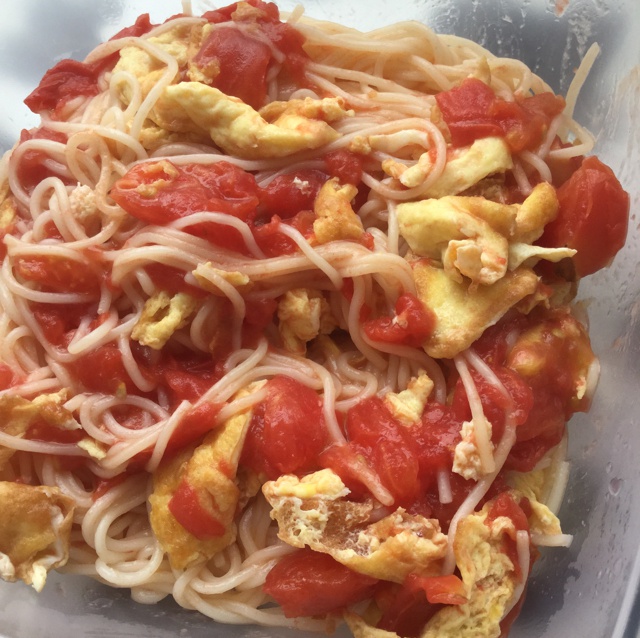 西红柿蛋炒面