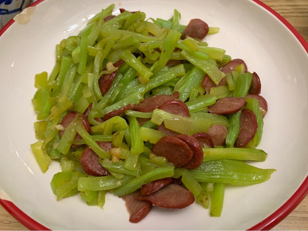 莴笋炒腊肉