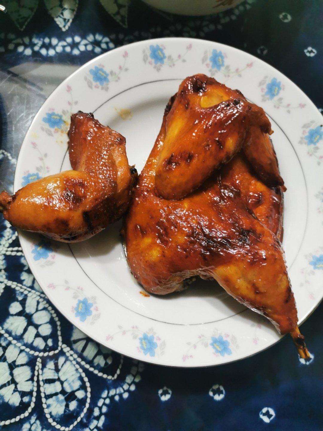 烤箱版简易烤鸡