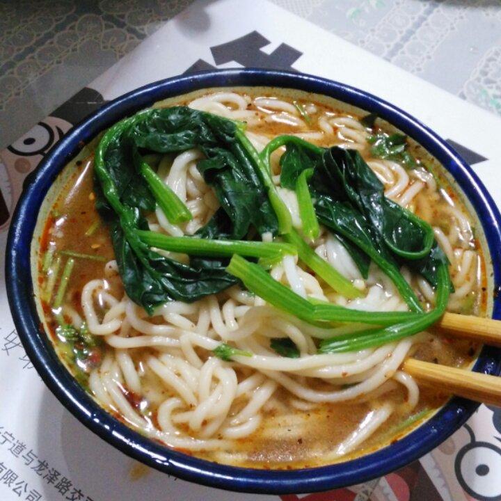 卞冬儿做的陕西快手醋汤面.